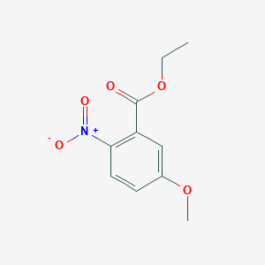 molecular formula C10H11NO5 B1454130 5-甲氧基-2-硝基苯甲酸乙酯 CAS No. 10399-67-4