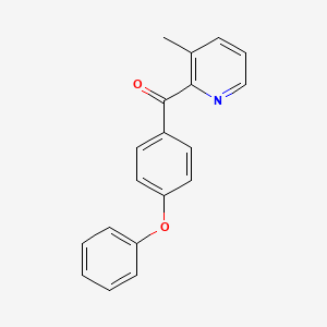 3-Methyl-2-(4-phenoxybenzoyl)pyridine