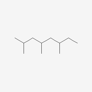 molecular formula C11H24 B14541339 2,4,6-Trimethyloctane CAS No. 62016-37-9