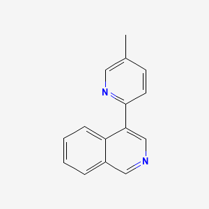 molecular formula C15H12N2 B1454134 4-(5-Methyl-pyridin-2-yl)-isoquinoline CAS No. 1187164-15-3