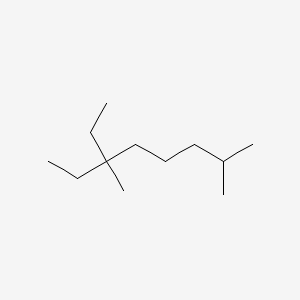 molecular formula C12H26 B14541344 6-Ethyl-2,6-dimethyloctane CAS No. 62183-54-4