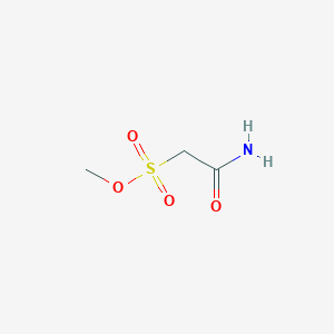 molecular formula C3H7NO4S B14541365 Methyl 2-amino-2-oxoethane-1-sulfonate CAS No. 61801-30-7