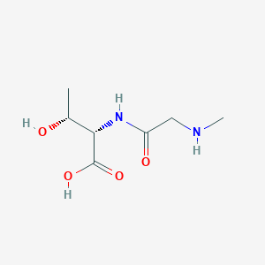 molecular formula C7H14N2O4 B14541368 N-Methylglycyl-L-threonine CAS No. 61854-87-3