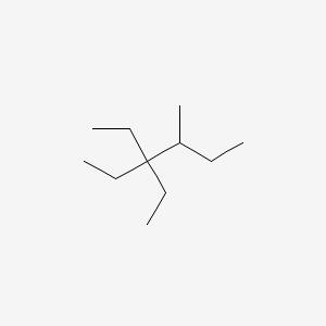 molecular formula C11H24 B14541369 3,3-Diethyl-4-methylhexane CAS No. 61868-71-1