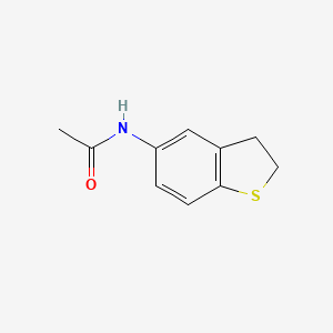 molecular formula C10H11NOS B14541384 N-(2,3-Dihydro-1-benzothiophen-5-yl)acetamide CAS No. 62077-38-7