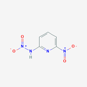 molecular formula C5H4N4O4 B14541395 N-(6-Nitropyridin-2-yl)nitramide CAS No. 62031-17-8