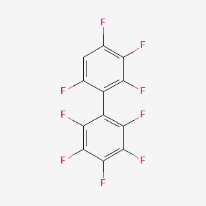 molecular formula C12HF9 B14541403 2,2',3,3',4,4',5,6,6'-Nonafluoro-1,1'-biphenyl CAS No. 61908-07-4