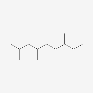 molecular formula C12H26 B14541454 2,4,7-Trimethylnonane CAS No. 62184-11-6