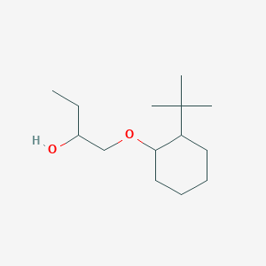 molecular formula C14H28O2 B145415 2-Butanol, 1-[[2-(1,1-dimethylethyl)cyclohexyl]oxy]- CAS No. 139504-68-0