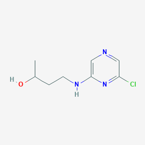 molecular formula C8H12ClN3O B1454151 4-[(6-氯-2-吡啶基)氨基]-2-丁醇 CAS No. 1220019-24-8
