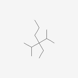 molecular formula C12H26 B14541564 3-Ethyl-2-methyl-3-(propan-2-yl)hexane CAS No. 62199-77-3