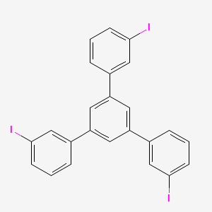 molecular formula C24H15I3 B1454159 1,3,5-Tris(3-iodophenyl)benzene CAS No. 855239-61-1