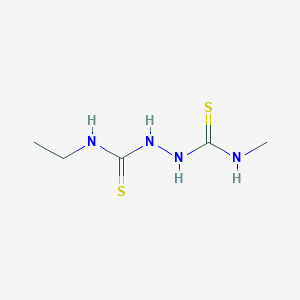 molecular formula C5H12N4S2 B14541595 N~1~-Ethyl-N~2~-methylhydrazine-1,2-dicarbothioamide CAS No. 61784-85-8