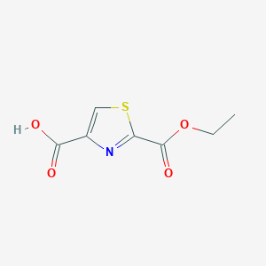 molecular formula C7H7NO4S B1454164 2-(Ethoxycarbonyl)thiazole-4-carboxylic acid CAS No. 911466-96-1