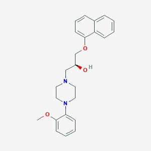 molecular formula C24H28N2O3 B145417 Naftopidil, (S)- CAS No. 127931-16-2