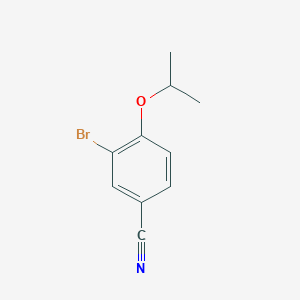 molecular formula C10H10BrNO B1454170 3-溴-4-异丙氧基苯甲腈 CAS No. 6423-74-1