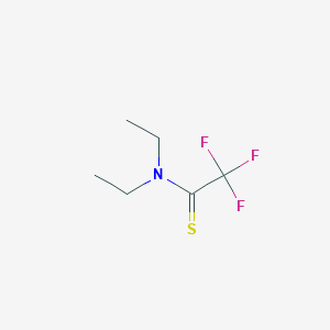 molecular formula C6H10F3NS B14541734 N,N-Diethyl(trifluoro)ethanethioamide CAS No. 61881-09-2