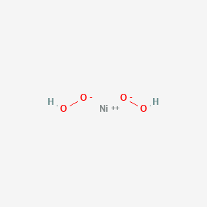 molecular formula H2NiO4 B14541751 Nickel(2+) bisdioxidan-1-ide CAS No. 62046-89-3
