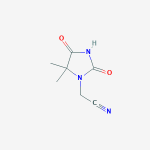 2-(5,5-Dimethyl-2,4-dioxoimidazolidin-1-yl)acetonitrile