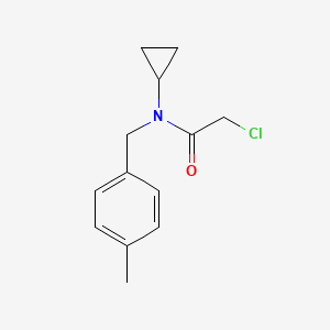 2-Chloro-N-cyclopropyl-N-(4-methyl-benzyl)-acetamide