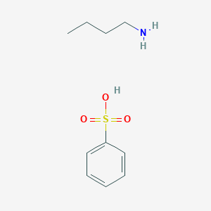 molecular formula C10H17NO3S B14541855 Benzenesulfonic acid;butan-1-amine CAS No. 62121-90-8