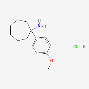 1-(4-Methoxyphenyl)cycloheptan-1-amine hydrochloride