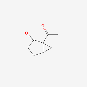 molecular formula C8H10O2 B14541882 1-Acetylbicyclo[3.1.0]hexan-2-one CAS No. 62344-27-8