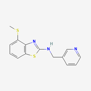 4-(methylthio)-N-(pyridin-3-ylmethyl)benzo[d]thiazol-2-amine