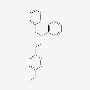 molecular formula C24H26 B14541932 Benzene, 1-(3,4-diphenylbutyl)-4-ethyl- CAS No. 62131-82-2
