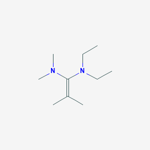 molecular formula C10H22N2 B14541943 N~1~,N~1~-Diethyl-N'~1~,N'~1~,2-trimethylprop-1-ene-1,1-diamine CAS No. 62164-75-4