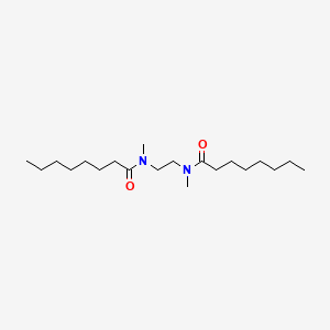 molecular formula C20H40N2O2 B14542088 N,N'-(Ethane-1,2-diyl)bis(N-methyloctanamide) CAS No. 61797-19-1