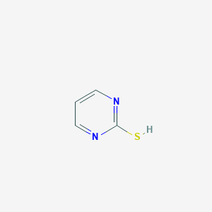molecular formula C4H4N2S B145421 2-Mercaptopyrimidine CAS No. 131242-36-9