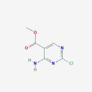 molecular formula C6H6ClN3O2 B1454211 Methyl 4-amino-2-chloropyrimidine-5-carboxylate CAS No. 858269-13-3