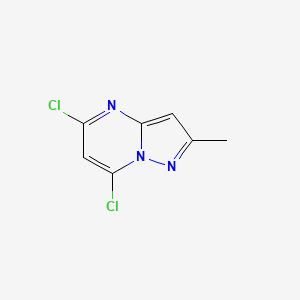 molecular formula C7H5Cl2N3 B1454215 5,7-Dichloro-2-methylpyrazolo[1,5-A]pyrimidine CAS No. 754211-02-4