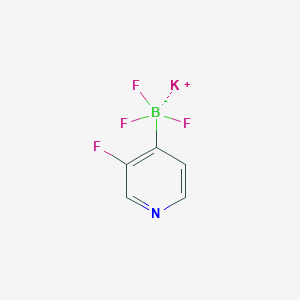 molecular formula C5H3BF4KN B1454217 Potassium 3-fluoropyridine-4-yltrifluoroborate CAS No. 1451390-70-7