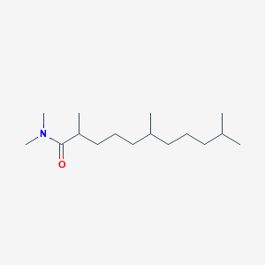 molecular formula C16H33NO B14542203 N,N,2,6,10-Pentamethylundecanamide CAS No. 62235-08-9