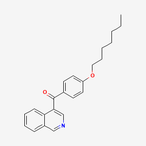 molecular formula C23H25NO2 B1454223 4-(4-Heptyloxybenzoyl)isoquinoline CAS No. 1187167-95-8