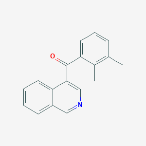 molecular formula C18H15NO B1454225 4-(2,3-Dimethylbenzoyl)isoquinoline CAS No. 1187171-82-9
