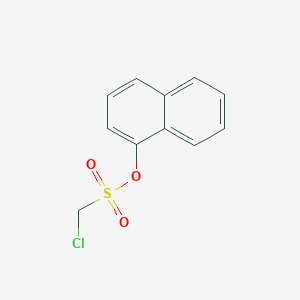 molecular formula C11H9ClO3S B14542269 Naphthalen-1-yl chloromethanesulfonate CAS No. 61981-02-0