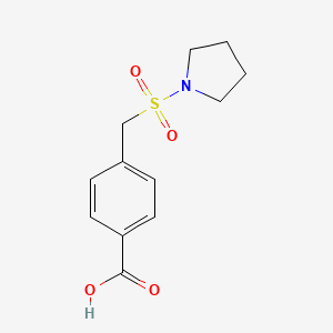 4-[(Pyrrolidin-1-ylsulfonyl)methyl]benzoic acid