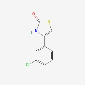 molecular formula C9H6ClNOS B1454240 BRD4 Inhibitor-34 CAS No. 1095051-68-5