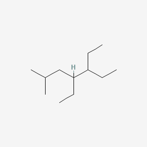 molecular formula C12H26 B14542469 4,5-Diethyl-2-methylheptane CAS No. 62198-94-1