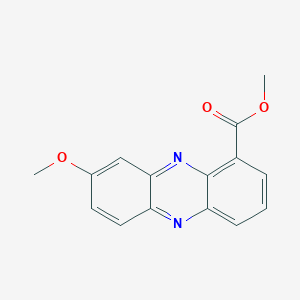 molecular formula C15H12N2O3 B14542472 Methyl 8-methoxyphenazine-1-carboxylate CAS No. 62256-28-4