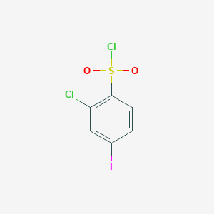 molecular formula C6H3Cl2IO2S B1454250 2-Chloro-4-iodobenzene-1-sulfonyl chloride CAS No. 1099660-72-6