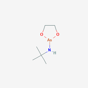molecular formula C6H14AsNO2 B14542500 N-tert-Butyl-1,3,2-dioxarsolan-2-amine CAS No. 62163-82-0