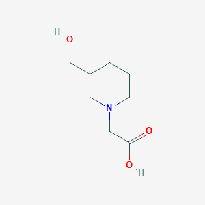 2-(3-(Hydroxymethyl)piperidin-1-yl)acetic acid
