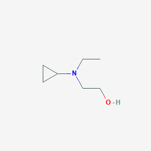 molecular formula C7H15NO B1454252 2-(N-Cyclopropyl-N-ethylamino)ethanol CAS No. 1156221-95-2
