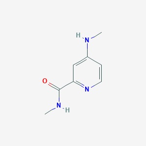 molecular formula C8H11N3O B1454253 N-甲基-4-(甲基氨基)吡啶甲酰胺 CAS No. 1065074-98-7