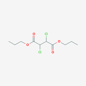 molecular formula C10H16Cl2O4 B14542537 Dipropyl 2,3-dichlorobutanedioate CAS No. 62243-28-1