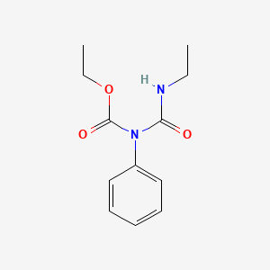 molecular formula C12H16N2O3 B14542628 Ethyl (ethylcarbamoyl)phenylcarbamate CAS No. 61985-80-6